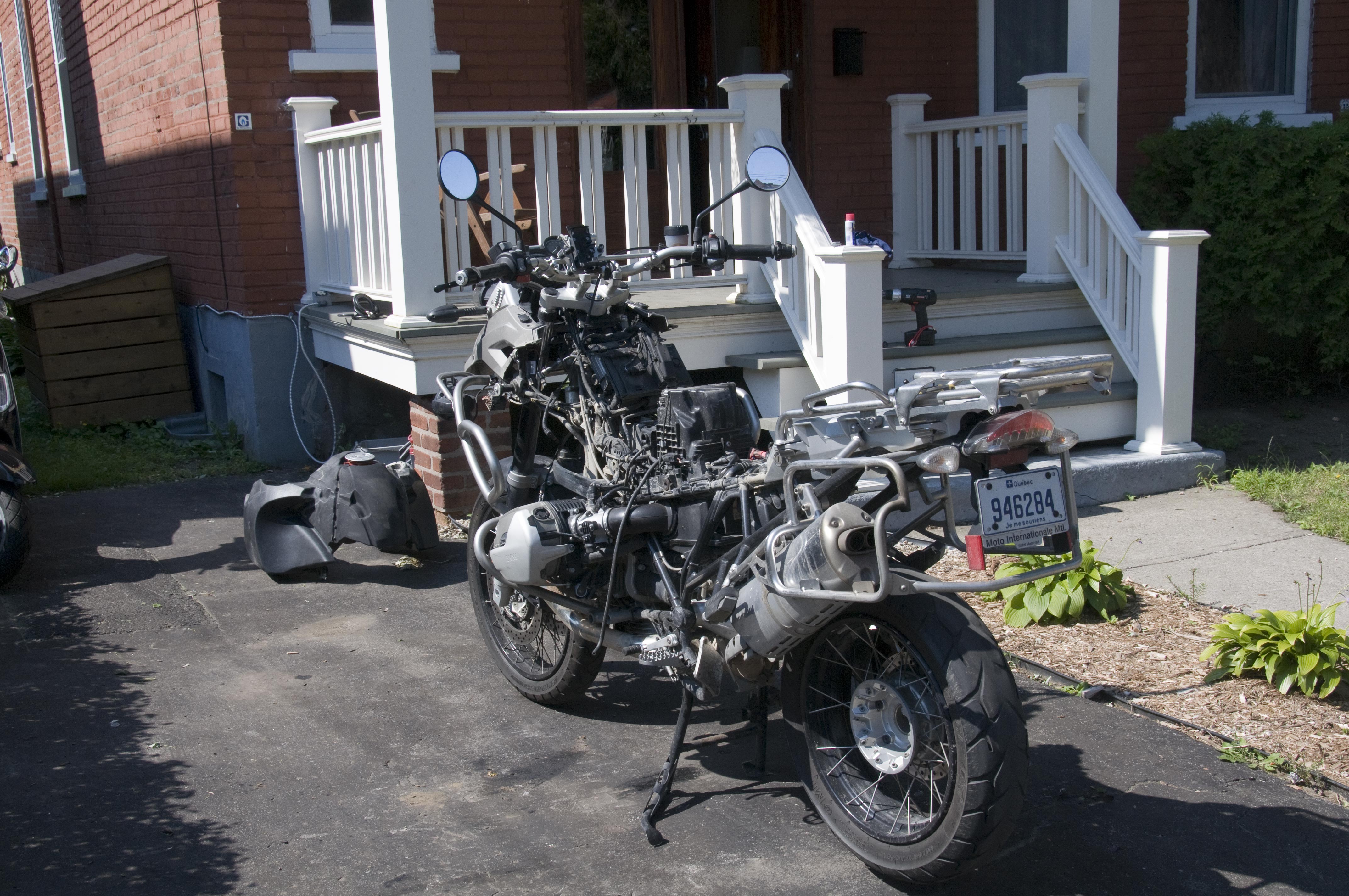 Nettoyage de la moto 1